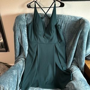 City Studio green dress